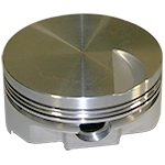 Icon Pistons, Aluminum Pistons, Chev SB 489, Flat Top, 4.280
