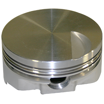Icon Pistons, Aluminum Pistons, Chev SB 489, Flat Top, 4.280