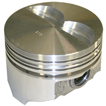 KB Performance Pistons, Hypereutectic Pistons, Chev 350, Flat Top, 4.030