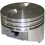 KB Performance Pistons, Hypereutectic Pistons, Chev 350, Flat Top, 4.060