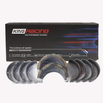 King, pMax-Black Coated Race Main Bearings, Chev BB, Std.