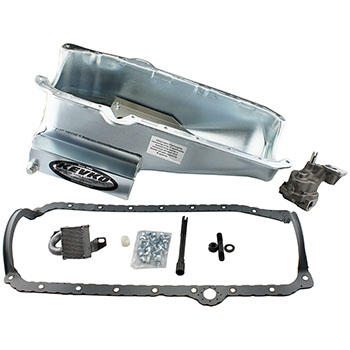 Kevco, Complete Drag/Street Oil Pan Kit, Chev SB '86-Up