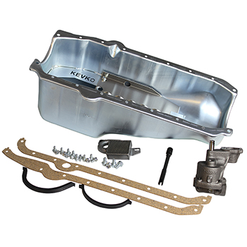 Kevko, IMCA Hobby/Stock Oil Pan Kit, Chev SB, Pre-'80
