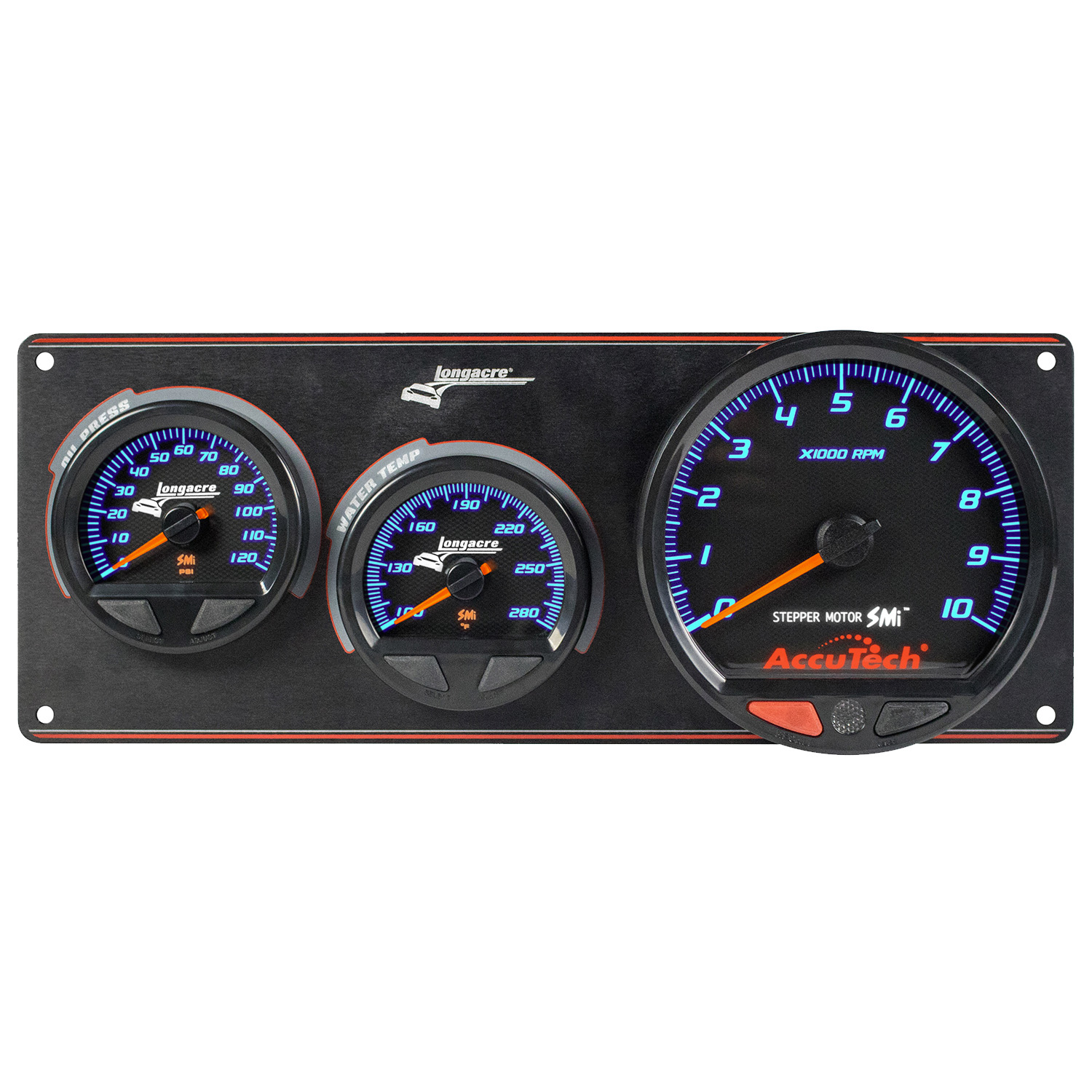 Longacre, AccuTech Stepper Motor Race Tach & Gauge Panel