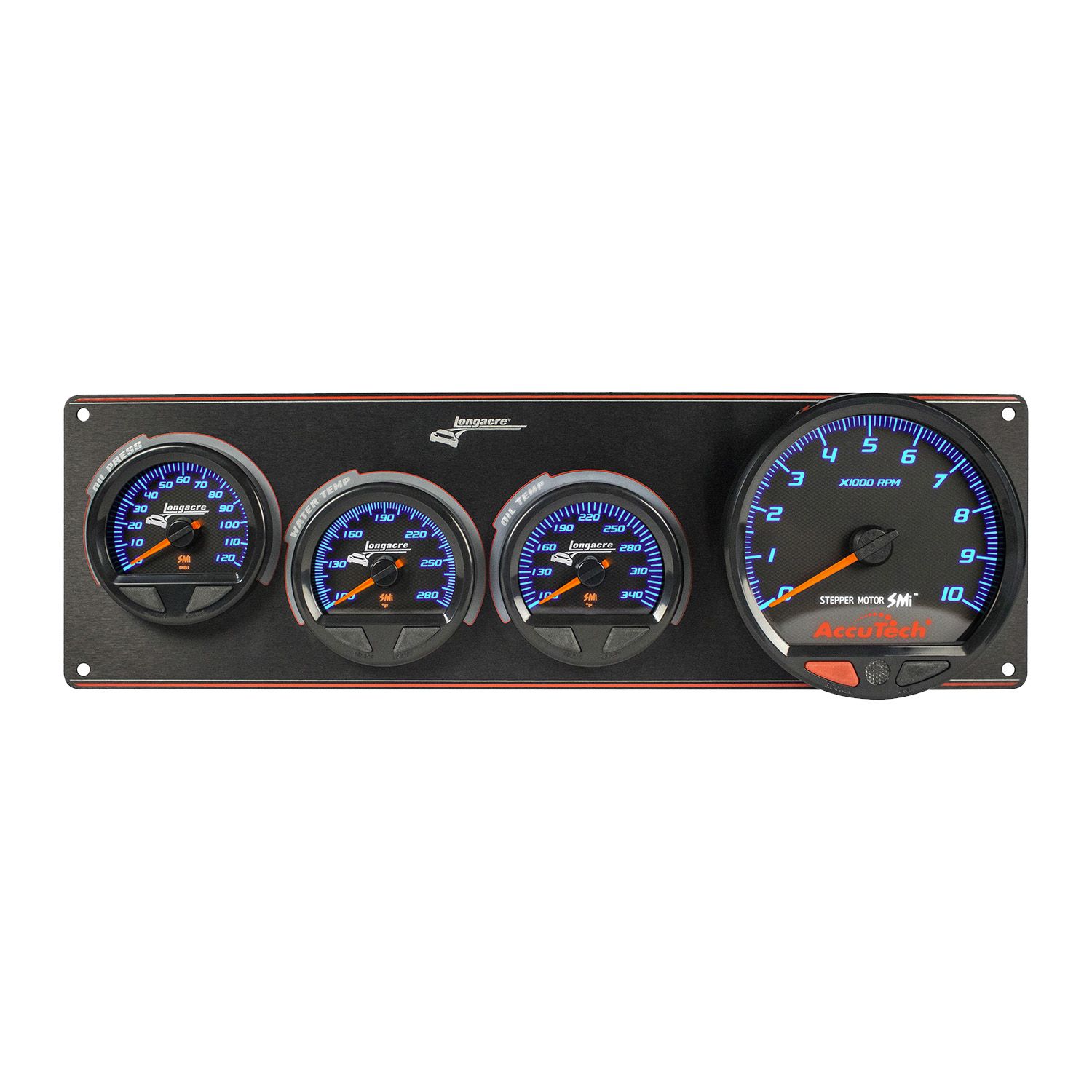 Longacre, AccuTech Stepper Motor Race Tach & Gauge Panel