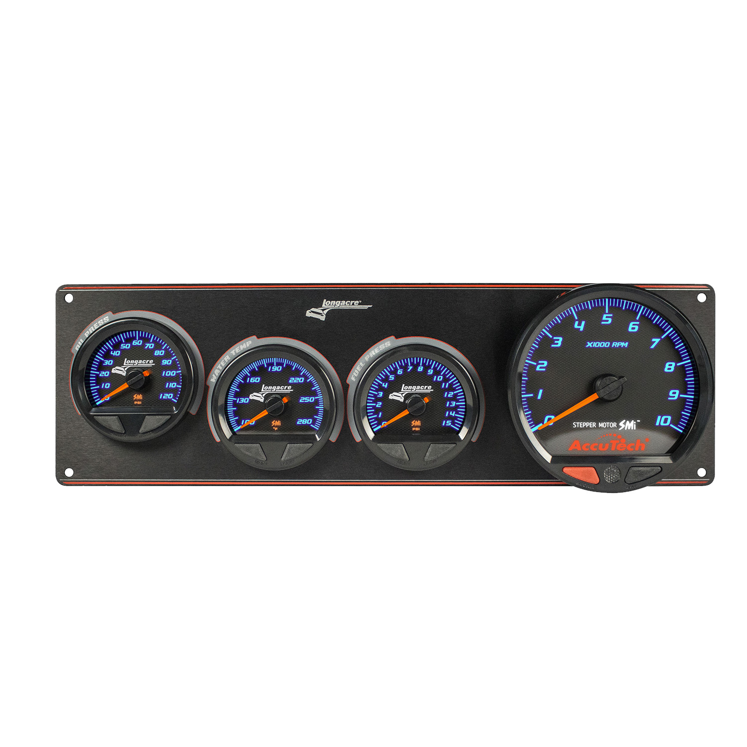 Longacre, AccuTech Stepper Motor Race Tach & Gauge Panel