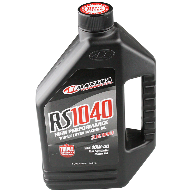 Maxima, RS Series 100% Synthetic Full Race Grade Oil RS1040, 10w-40