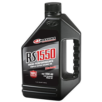 Maxima, RS Series 100% Synthetic Full Race Grade Oil RS1550, 15w-50