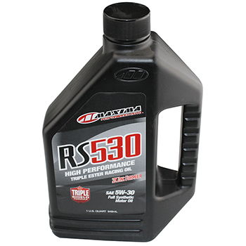Maxima, RS Series 100% Synthetic Full Race Grade Oil RS530, 5w-30