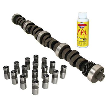 Howards Cams, Max Certified Hydraulic Flat Tappet Camshaft & Lifter Kit, Ford SB 351W with Direct Lube Lifters
