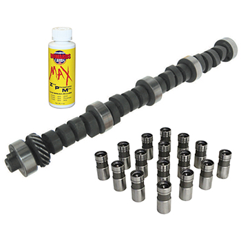 Howards Cams, Max Certified Hydraulic Flat Tappet Camshaft & Lifter Kit, Ford C/M with Direct Lube Lifters