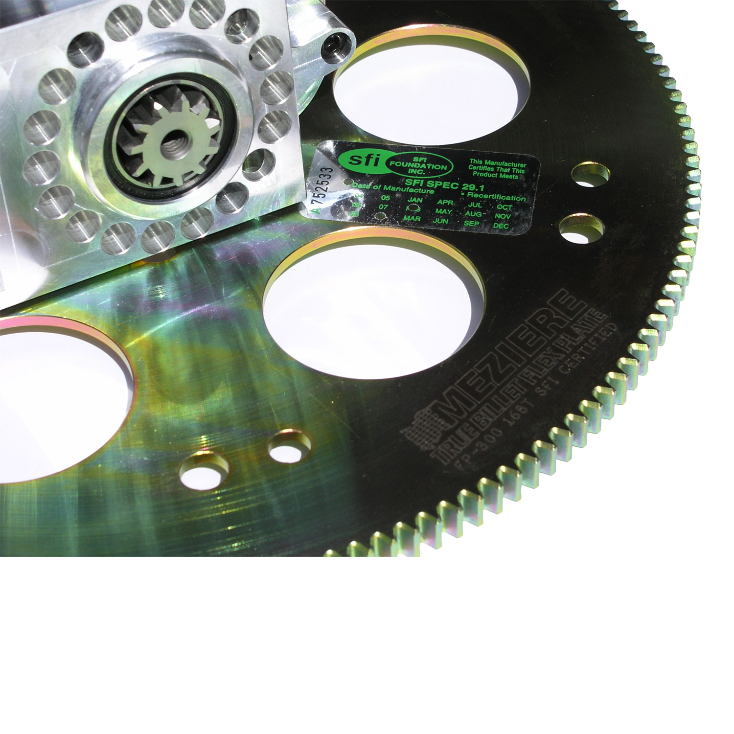 Meziere, TS400 Series, Starter/Flexplate Combo, Chev SB/BB 168T