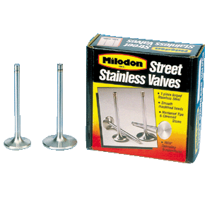 Milodon, Street Stainless Valves, Chev SB, 1.50 Exhaust