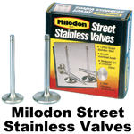 Milodon Street Stainless Valves