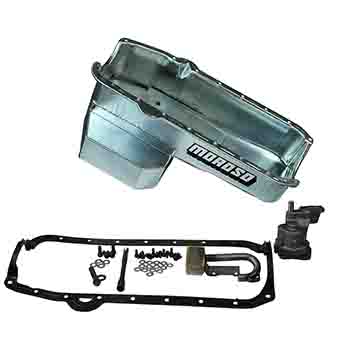 Moroso, IMCA Circle Track Oil Pan Kit, Chev SB Pre-80 w/ High Volume Pump