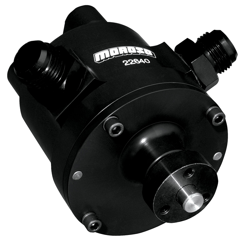 Moroso, Racing Crankcase Vacuum Pump, 3-Vane, Wet Sump