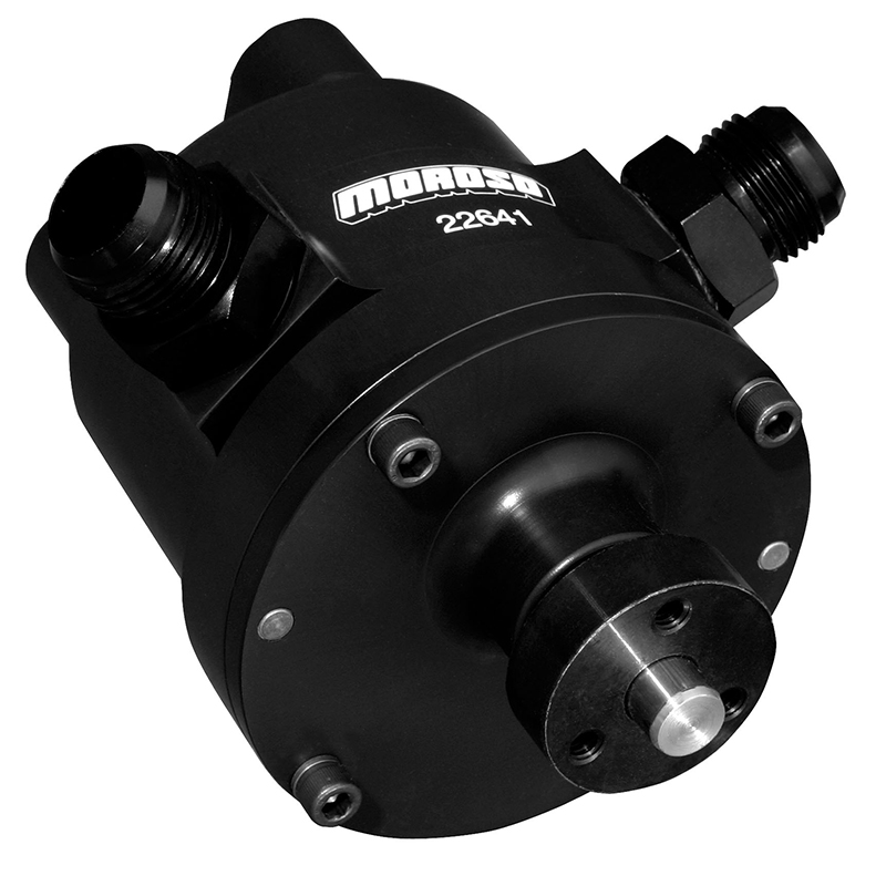 Moroso, Racing Crankcase Vacuum Pump, 4-Vane, Dry Sump