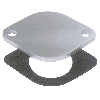 Moroso, Water Neck Block-Off Plate, Chevrolet V8 & 90 Degree V6, 1/4