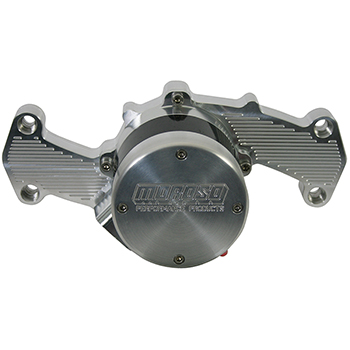 Moroso, Billet Electric Water Pump, Chevrolet Big Block, 12-Volts and 16-Volts, -16 AN Inlet, 7.00 AMPS, Sold as Each