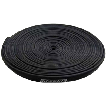 Moroso, Insulated  Wire Sleeve, 25ft., Black