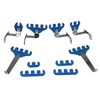 Moroso, Ford SB Wire Loom Kit, 7-9mm, Blue
