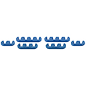 Moroso, Spark Plug Wire Separators, Universal, 7-9mm, Blue