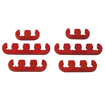 Moroso, Spark Plug Wire Separators, Universal, 7-9mm, Red