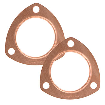 Mr. Gasket, Copper Collector Gasket, 3-Bolt, 2-1/2