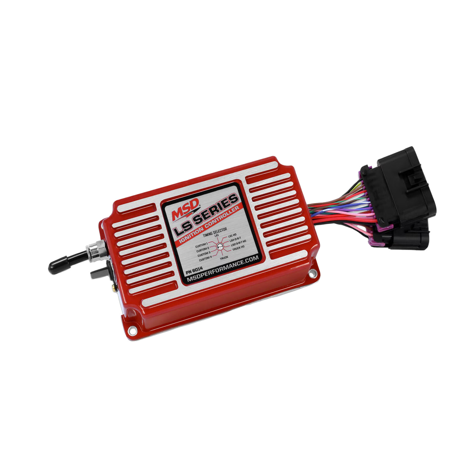 MSD, Ignition Control Unit, Chev LS, Adjustable, 2-Step Rev Limit, Step Retard, GM LS-Series, Red