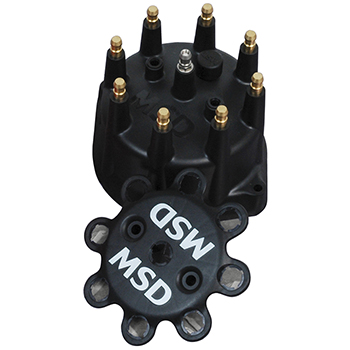 MSD Ignition, Distributor Cap, MSD Pro-Billet Small, Black