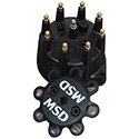 MSD Ignition, Distributor Cap, MSD Pro-Billet Small, Black