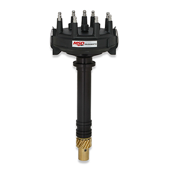 MSD Ignition, Crank Trigger Distributor, Chevrolet Small Block/Big Block, Black, Sold as Each