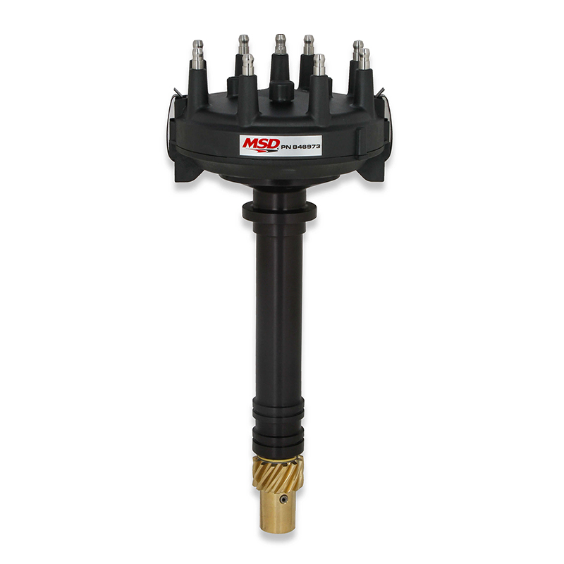 MSD Ignition, Crank Trigger Distributor, Chevrolet Small Block/Big Block, Black, Sold as Each