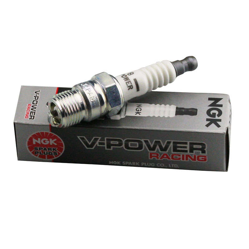 NGK, Racing Spark Plug, 14mm, .460 Reach, Retracted Tip, Med., Each