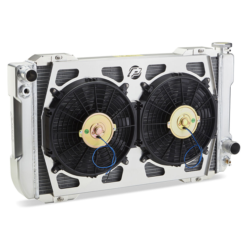 Proform Parts, 1-2-3 Universal Radiator System w/ Dual Fan & Bracket, Chevrolet/GM, 31.1
