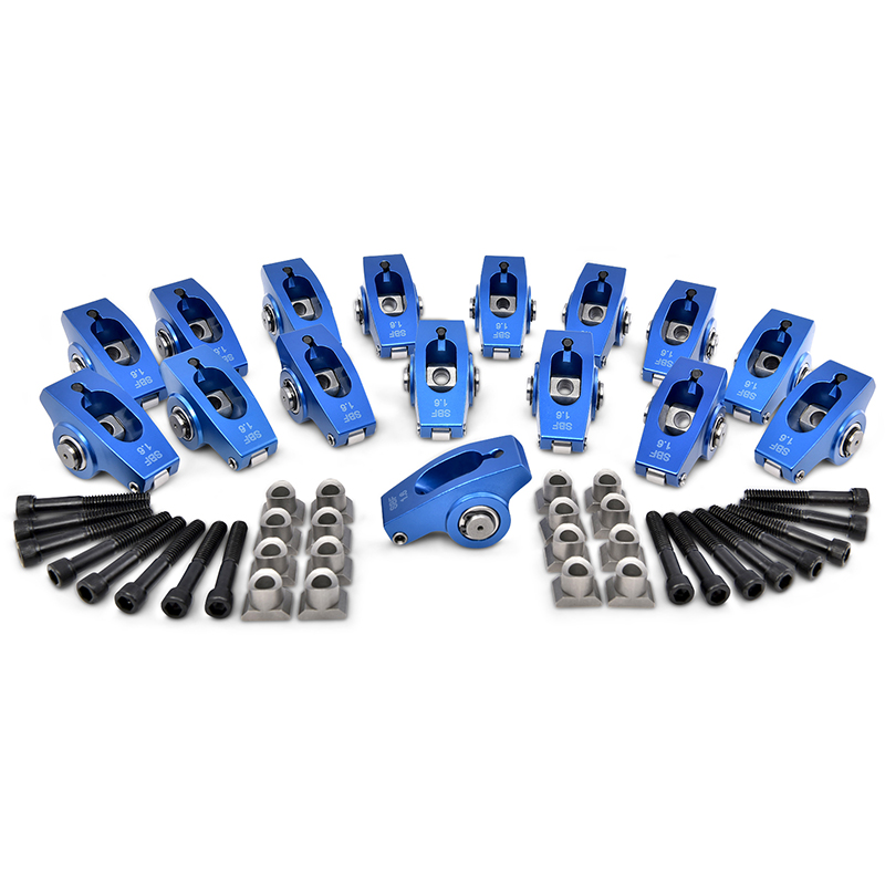 Proform Super Street Aluminum Roller Rocker Arms 66879, Ford Small Block, 1.6 Ratio, Pedistal Mount, Sold as Set of