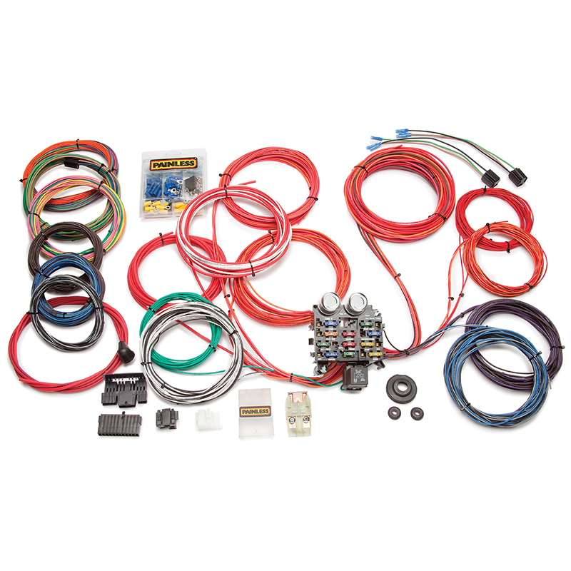 Painless, Classic Customizable Chassis Harness, Truck Mount, 21 Circuit
