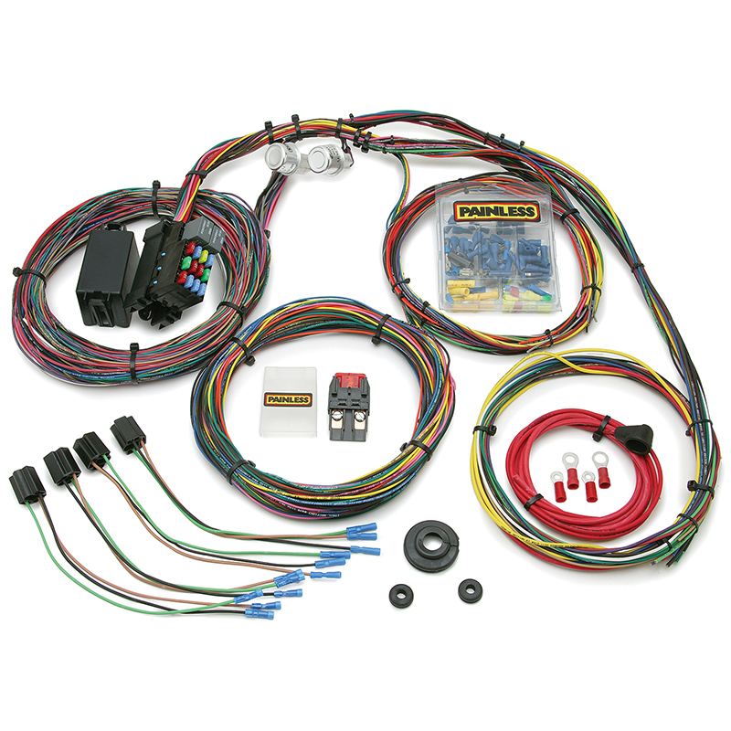 Painless, Customizable Chassis Harness, Mopar Color Coded, 21 Circuit