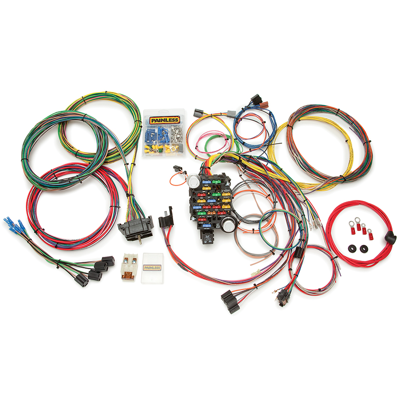 Painless, Class Plus Customizable Chassis Harness, 28 Circuit, GM Pickup 67-72
