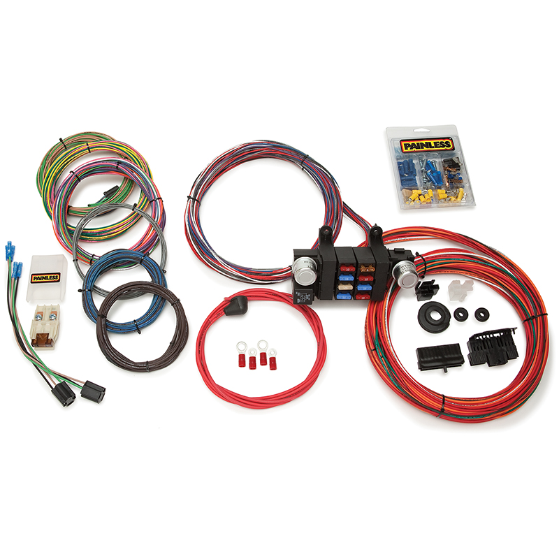 Painless, Basic Customizable Chassis Harness, 18 Circuits