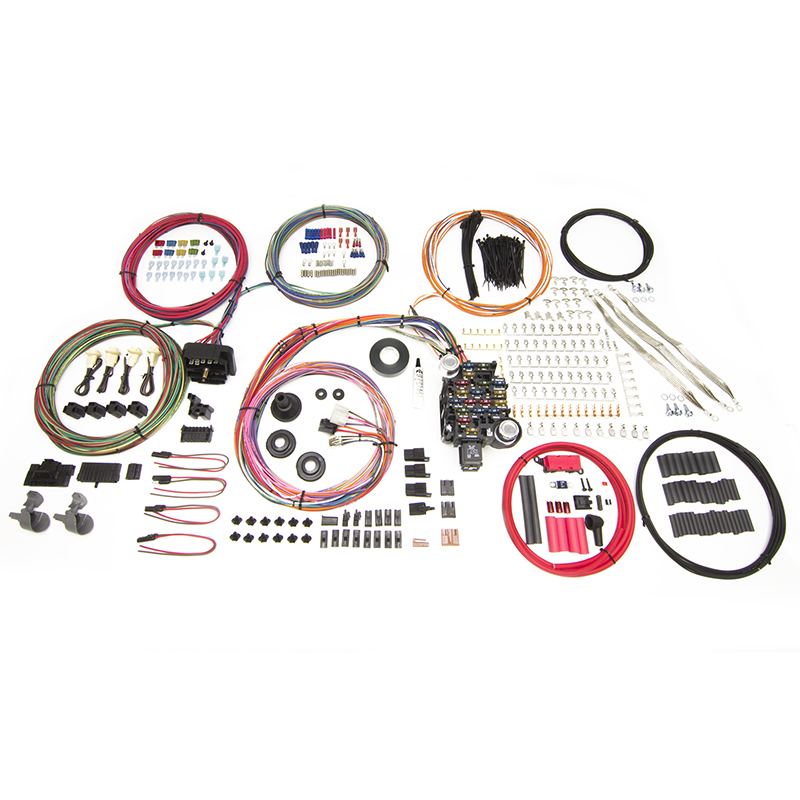 Painless, Pro Series Chassis Harness, 25 Circuit, Truck, Bulkhead Firewall Pass-Through, GM Keyed Column