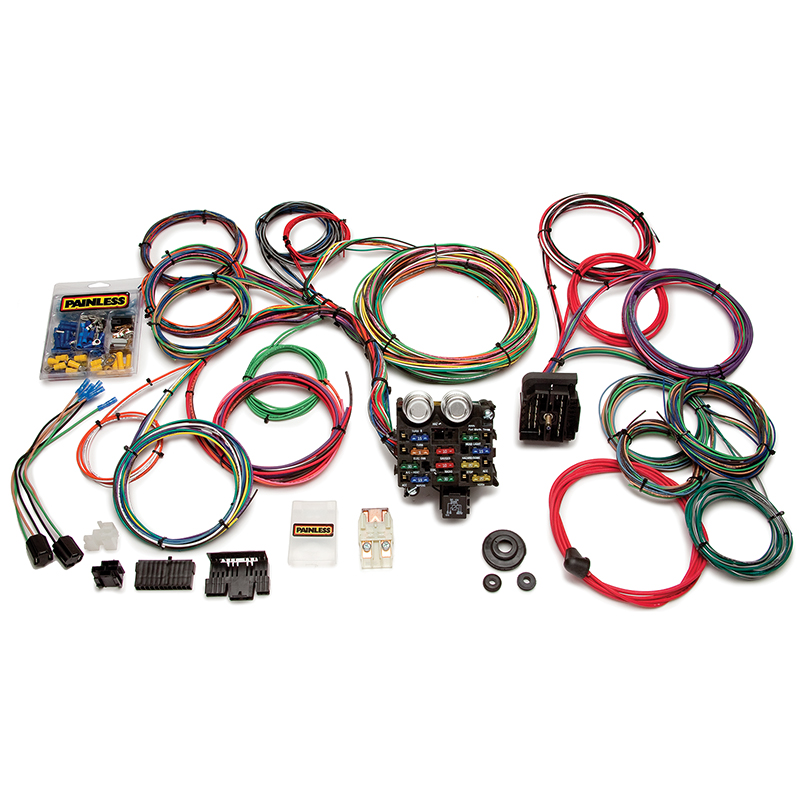 Painless, Classic Customizable Chassis Harness, 21 Circuit, Universal Muscle Car