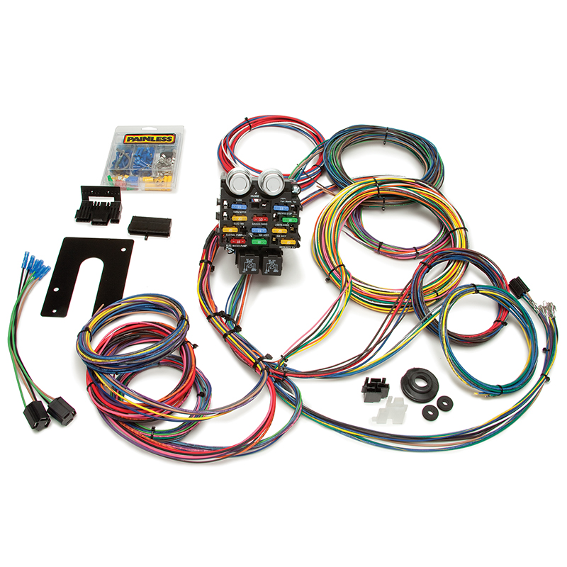 Painless, Pro Street Chassis Harness, Universal, 21 Circuits