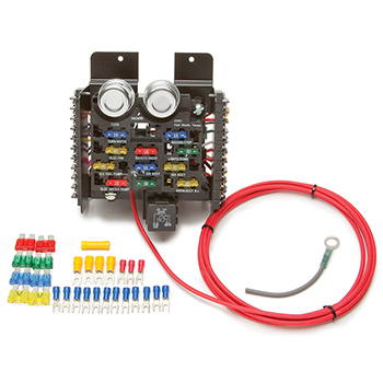 Painless, Pre-Wired Race/Pro Street Fuse Block, 16 Circuit, 11 Fuse