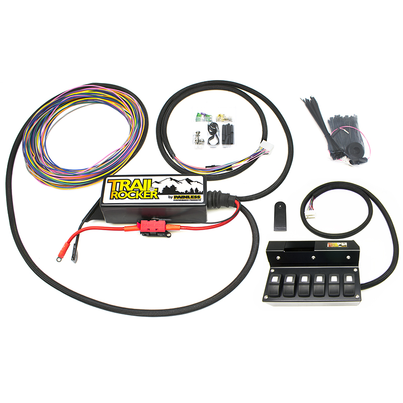 Painless, Trail Rocker Overhead System, Jeep Wrangler JK '09-'18 w/ Auto Dimming Mirror