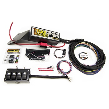 Painless, Trail Rocker System Jeep CJ '76-'86, w/ Underdash 4 Switch Box