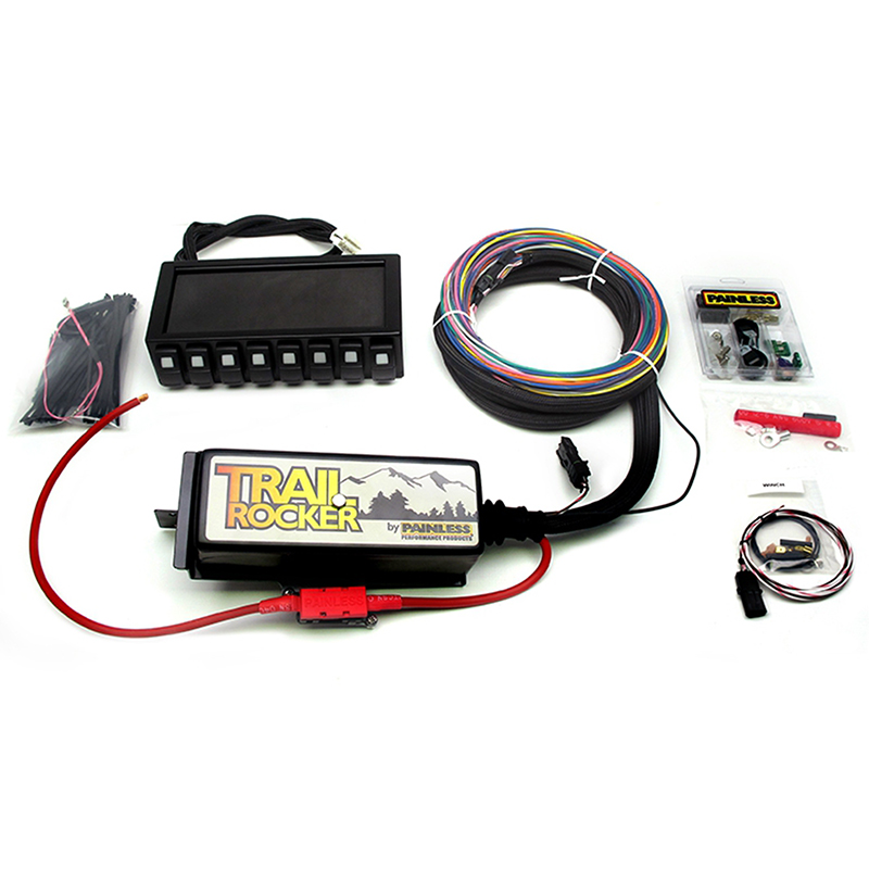 Painless, Trail Rocker System Jeep Wrangler TJ 97-06, w/ Dash Mounted Panel