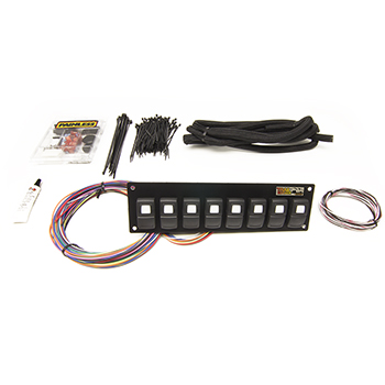 Painless, Trail Rocker Switch Panel, 8 Switch Dash Mount