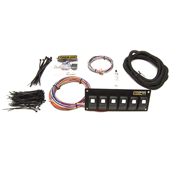 Painless, Trail Rocker Switch Panel, 6 Switch Dash Mount