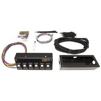 Painless, Trail Rocker Switch Panel, 6 Switch, Flange Mount